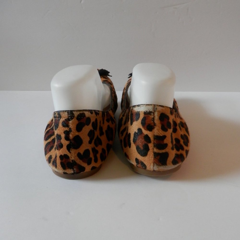J.Crew Calf Hair Cheetah Print Ballerina Flats - Picture 3 of 12